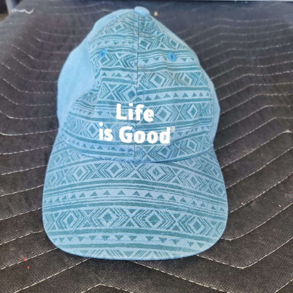 Life Is Good Aztec Baseball Cap Hat Womens Do What You Love Love What You Do